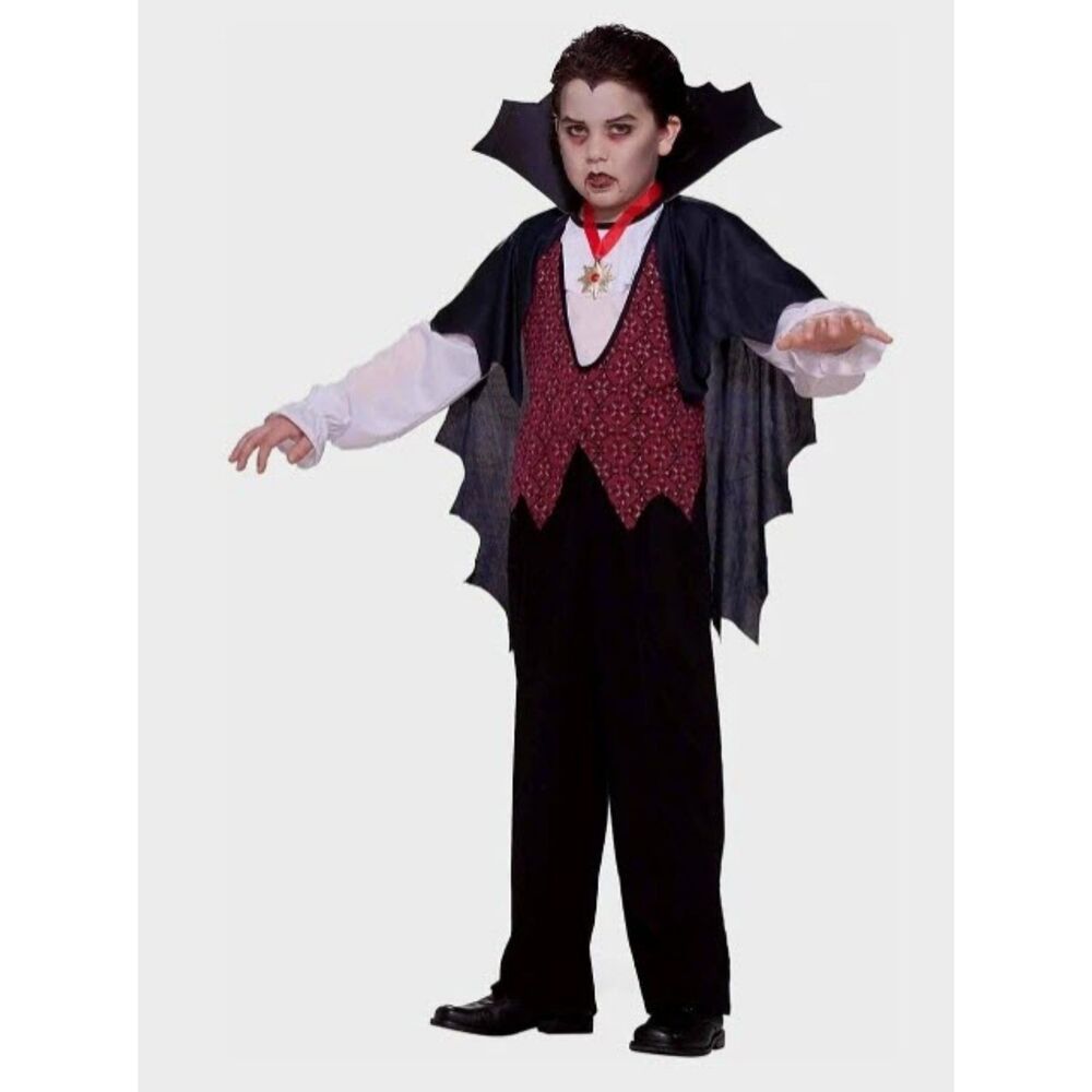 New Vampire Boys Halloween Costume Size Small 6/7